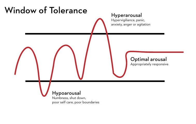 Window of Tolerance graph